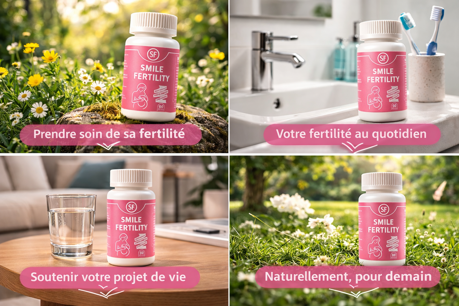 Bénéfices du produit Smile Fertility